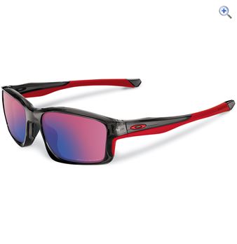 Oakley Polarised Chainlink Sunglasses (Grey Smoke/00 Red Iridium Polarised) - Colour: Smoke Grey